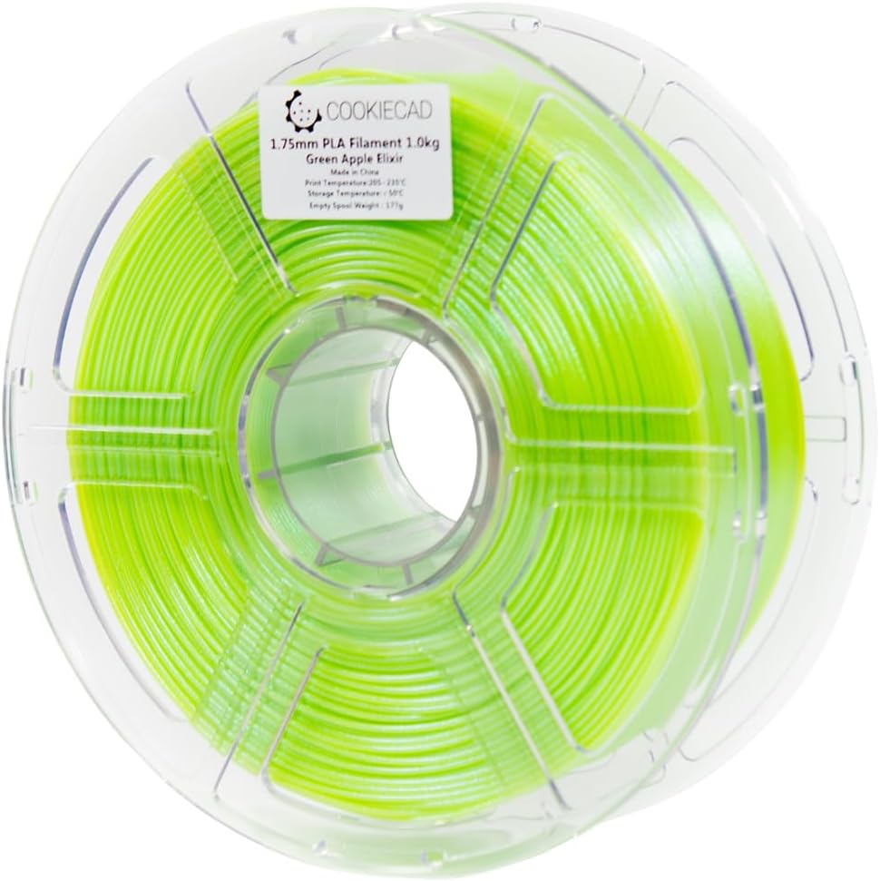 Cookie Cad Elixir PLA Filament 1.75Mm 1Kg Iridescent 3D Printer Filament