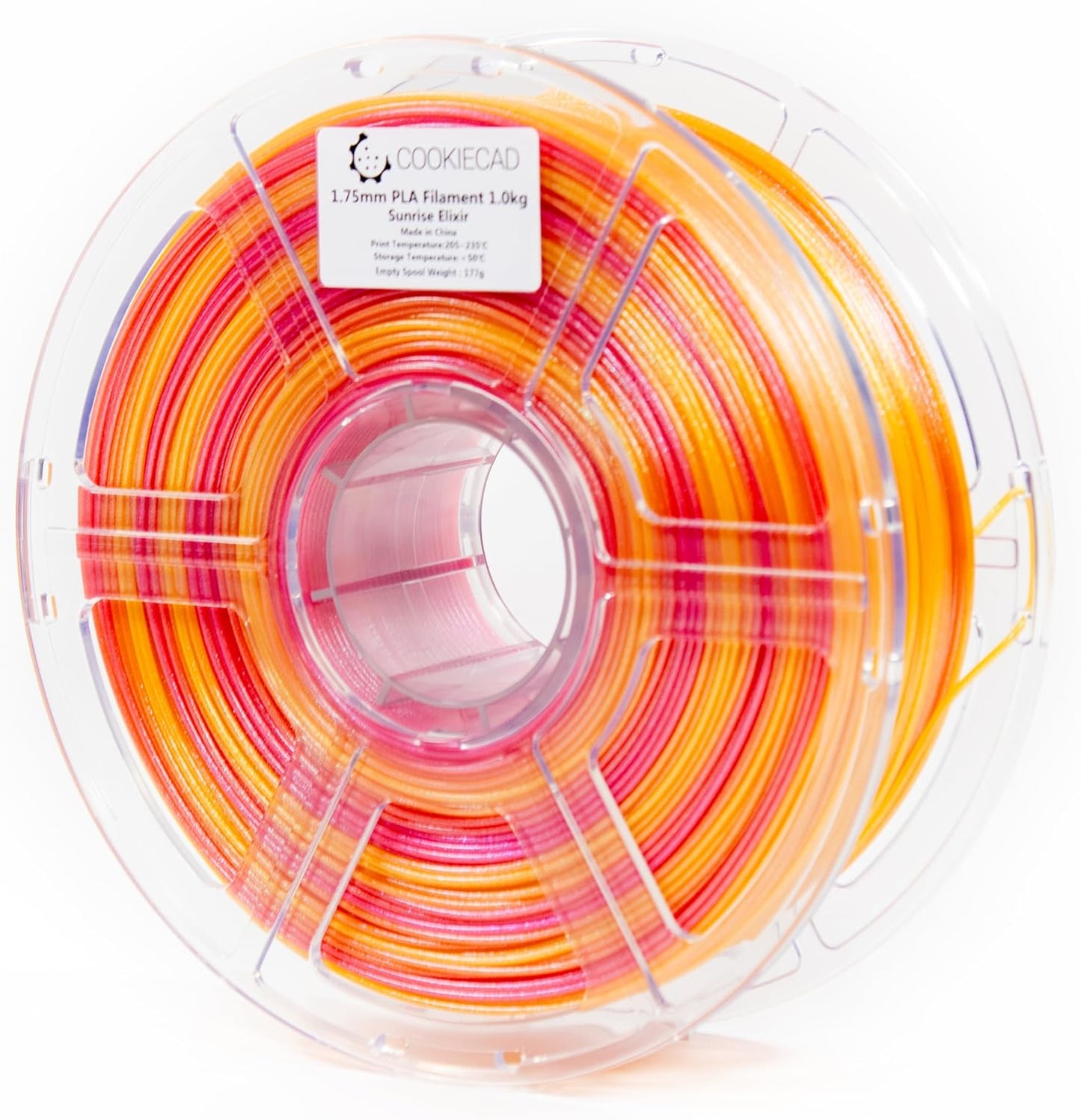 Cookie Cad Elixir PLA Filament 1.75Mm 1Kg Iridescent 3D Printer Filament
