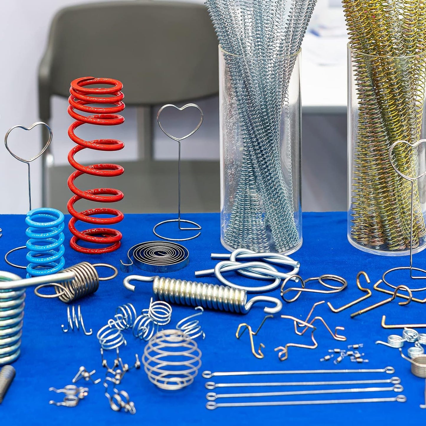 K2 Plus Extruder Replacement Spring, 5Pcs 304 Stainless Steel, 6mm OD, 0.6mm Wire Size, 15mm Free Length, (Silver)
