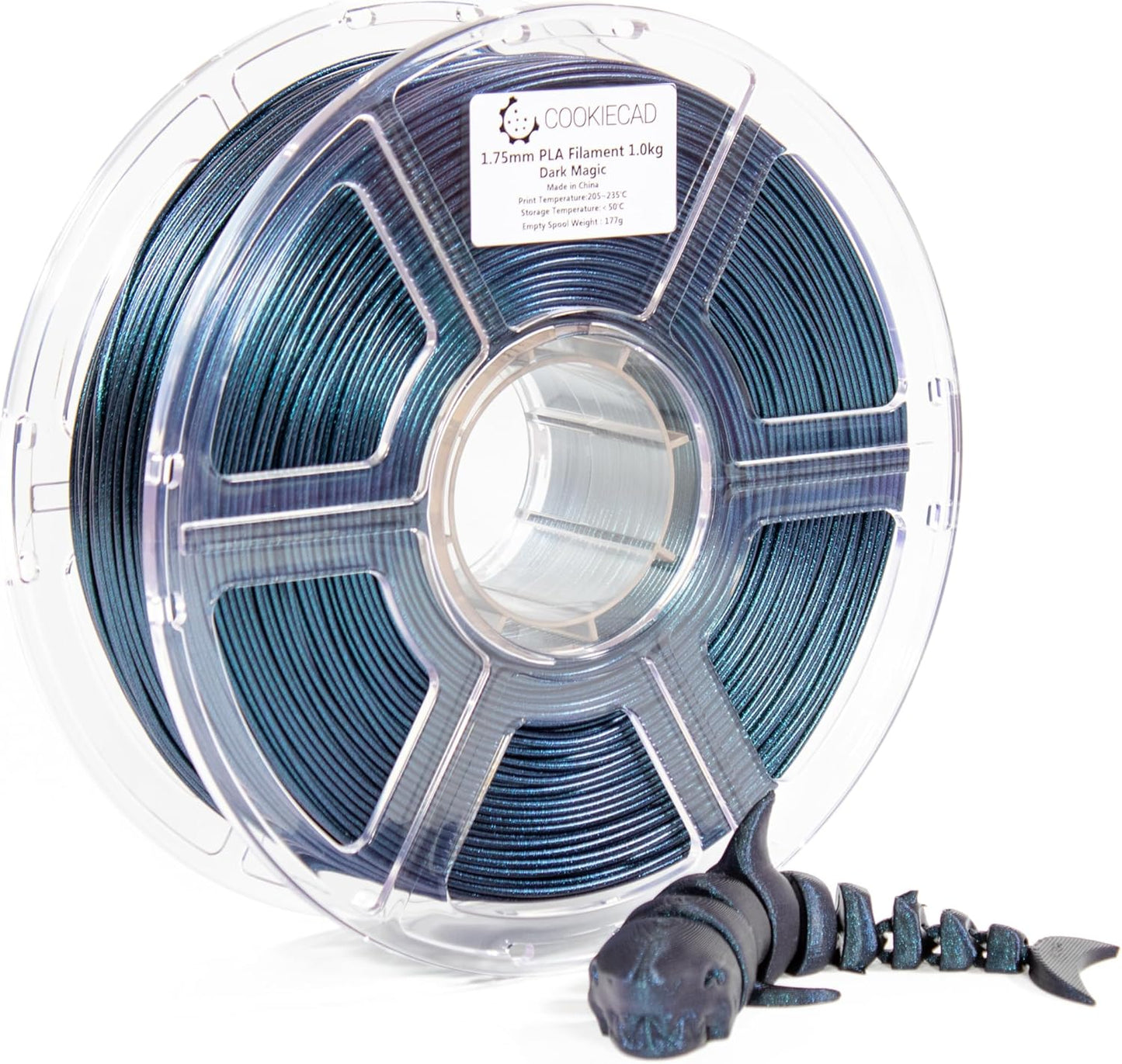 Cookie Cad Elixir PLA Filament 1.75Mm 1Kg Iridescent 3D Printer Filament
