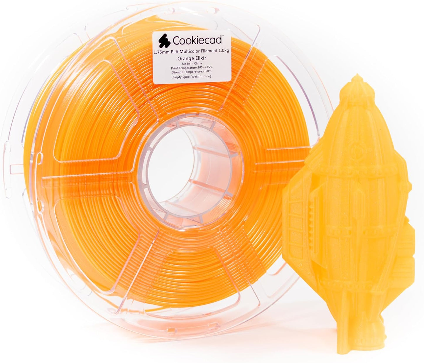 Cookie Cad Elixir PLA Filament 1.75Mm 1Kg Iridescent 3D Printer Filament