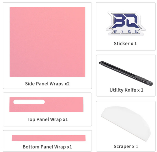 Out Of Stock Everywhere But Here! Biqu Panda Fur Leather Wrap For Bambu lab 3D Printers X1C/P1S (Full Body) (BROWN ONLY)