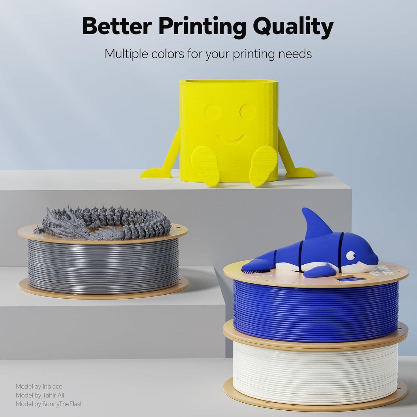 Rapid PLA Plus Filament 1.75Mm High Speed 3D Printer Filament up to 600Mm/s