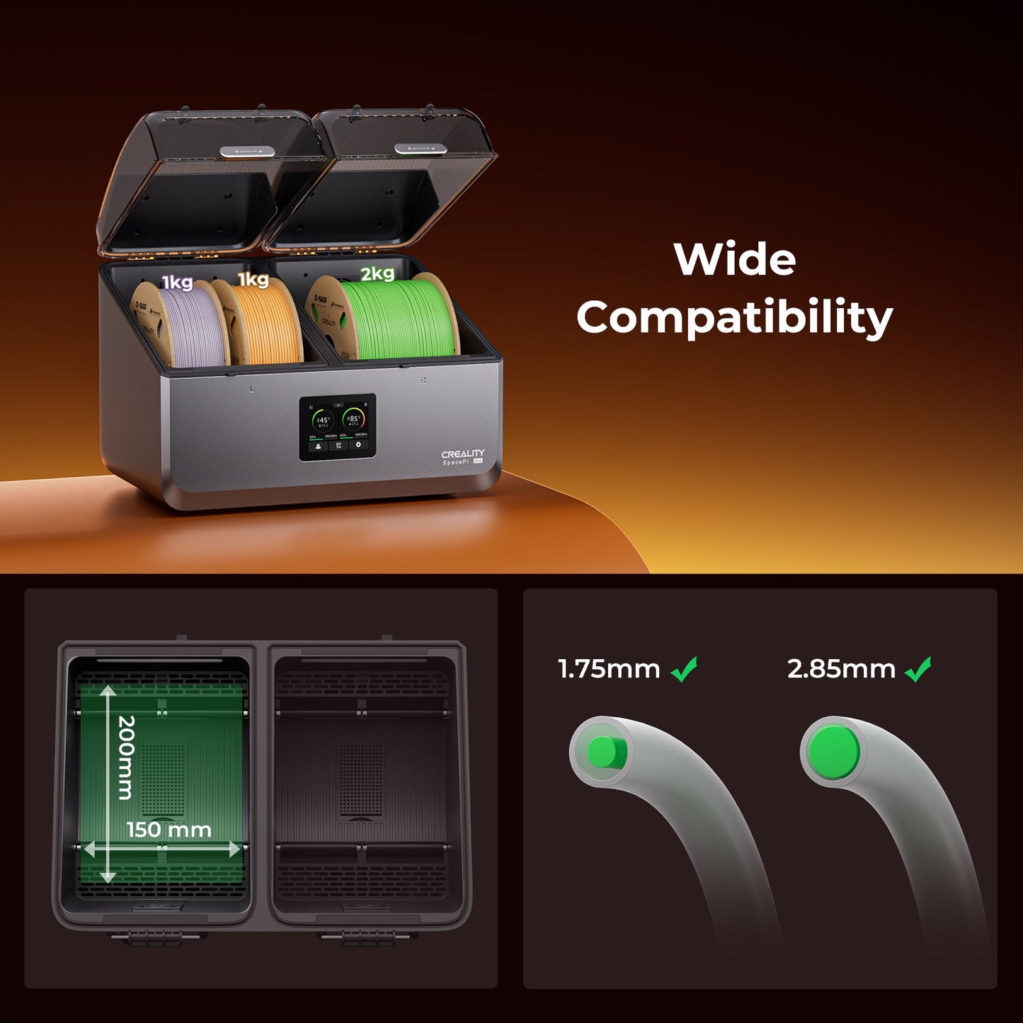 Creality SpacePi X4 Filament Dryer