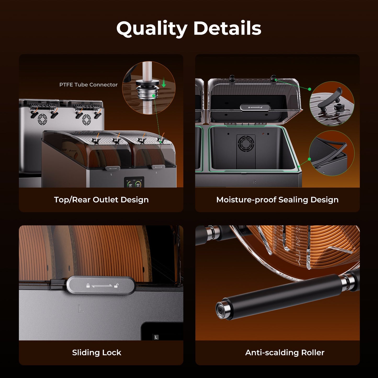 Creality SpacePi X4 Filament Dryer