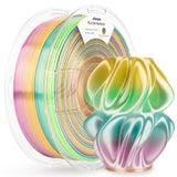PLA Silk Rainbow 1.75mm, 1KG/2.2LB