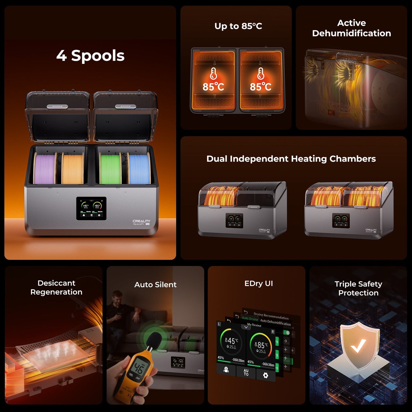 Creality SpacePi X4 Filament Dryer