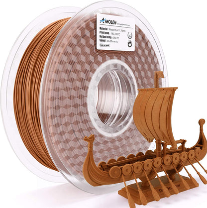 PLA Wood 1.75mm, 1KG/2.2LB