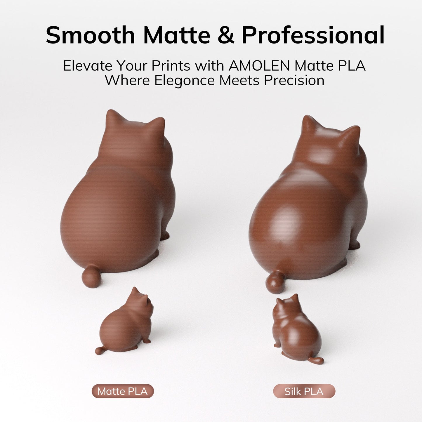 PLA Matte Basic 1.75mm, 1KG/2.2LB