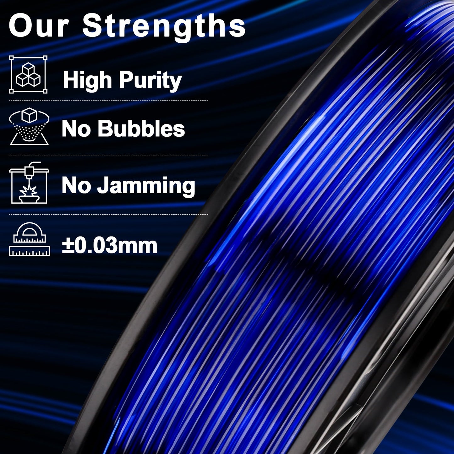 PETG Transparent Variety Pack (4x250g)