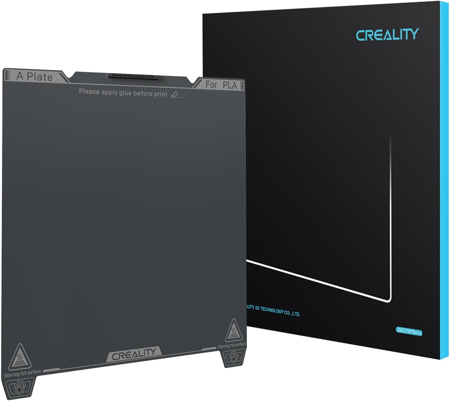 Creality K2 Plus Build Plate, 370X370mm Epoxy Resin Low Heat Surface 