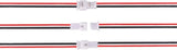  30 Pairs JST 1.25 mm 2 Pin Micro Male/Female Connector Plugs with Red Black Wire 80 mm