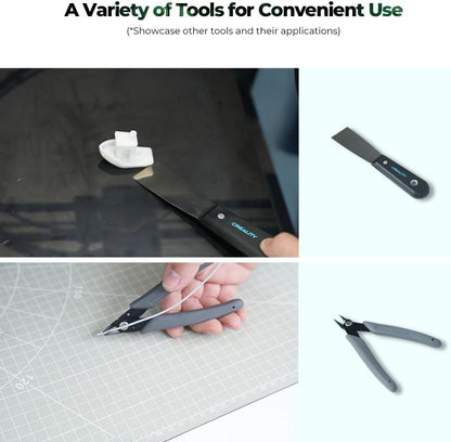 Creality 3D Printer Tool Kit, 74Pcs Assembly, Removal, Filament Cutting, etc...