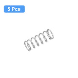 K2 Plus Extruder Replacement Spring, 5Pcs 304 Stainless Steel, 6mm OD, 0.6mm Wire Size, 15mm Free Length, (Silver)