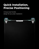 Creality K2 Plus Build Plate, 370X370mm Epoxy Resin Low Heat Surface 
