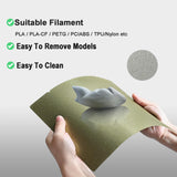 PEI Build Plate, Double Sided Textured PEI Flexible, Holographic Removal Spring Steel Sheet Plate (Many Sizes & Styles) Bambu Lab, Prusa, Anycubic, Etc...