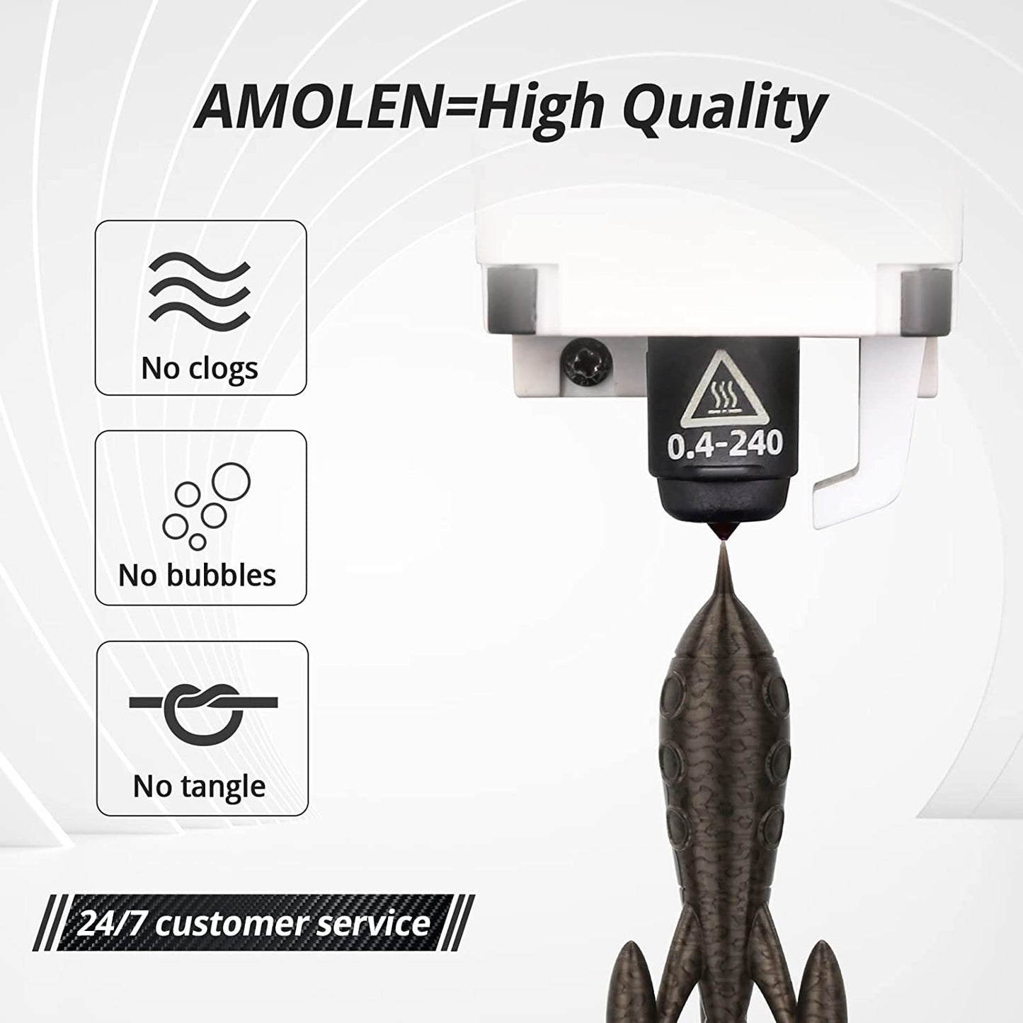 PLA Glow in the Dark Variety Pack (4x200g)