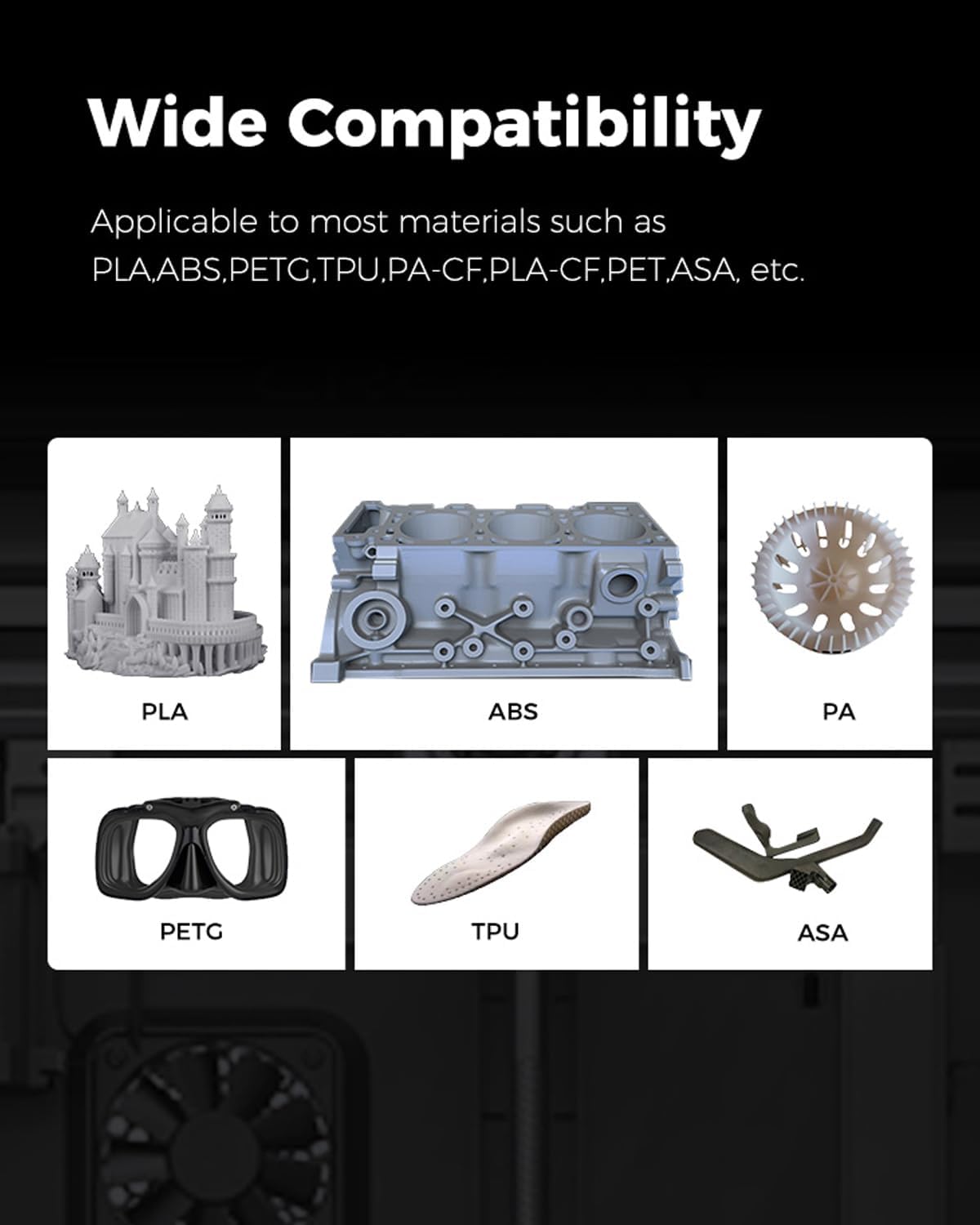 Creality K2 Plus Build Plate, 370X370mm Epoxy Resin Low Heat Surface 