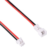  30 Pairs JST 1.25 mm 2 Pin Micro Male/Female Connector Plugs with Red Black Wire 80 mm