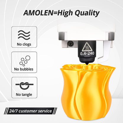 PLA Silk Basic Variety Pack (4x200g) - 1.75MM