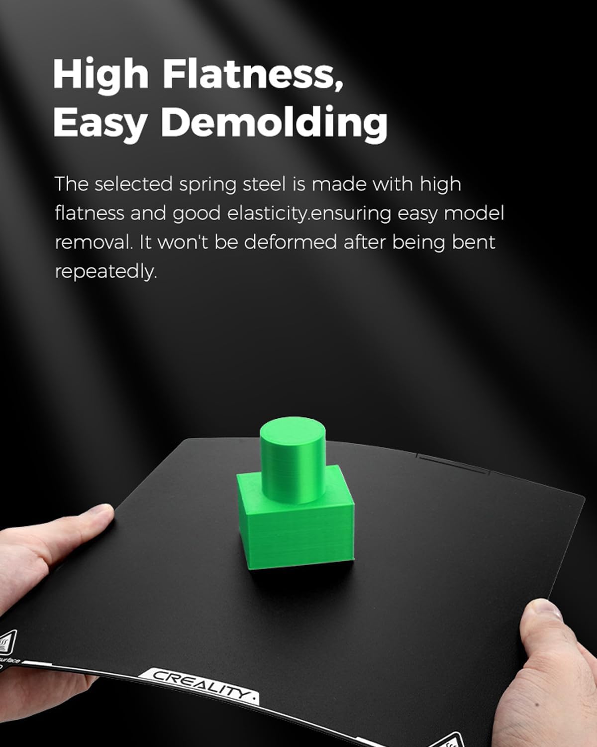 Creality K2 Plus Build Plate, 370X370mm Epoxy Resin Low Heat Surface 