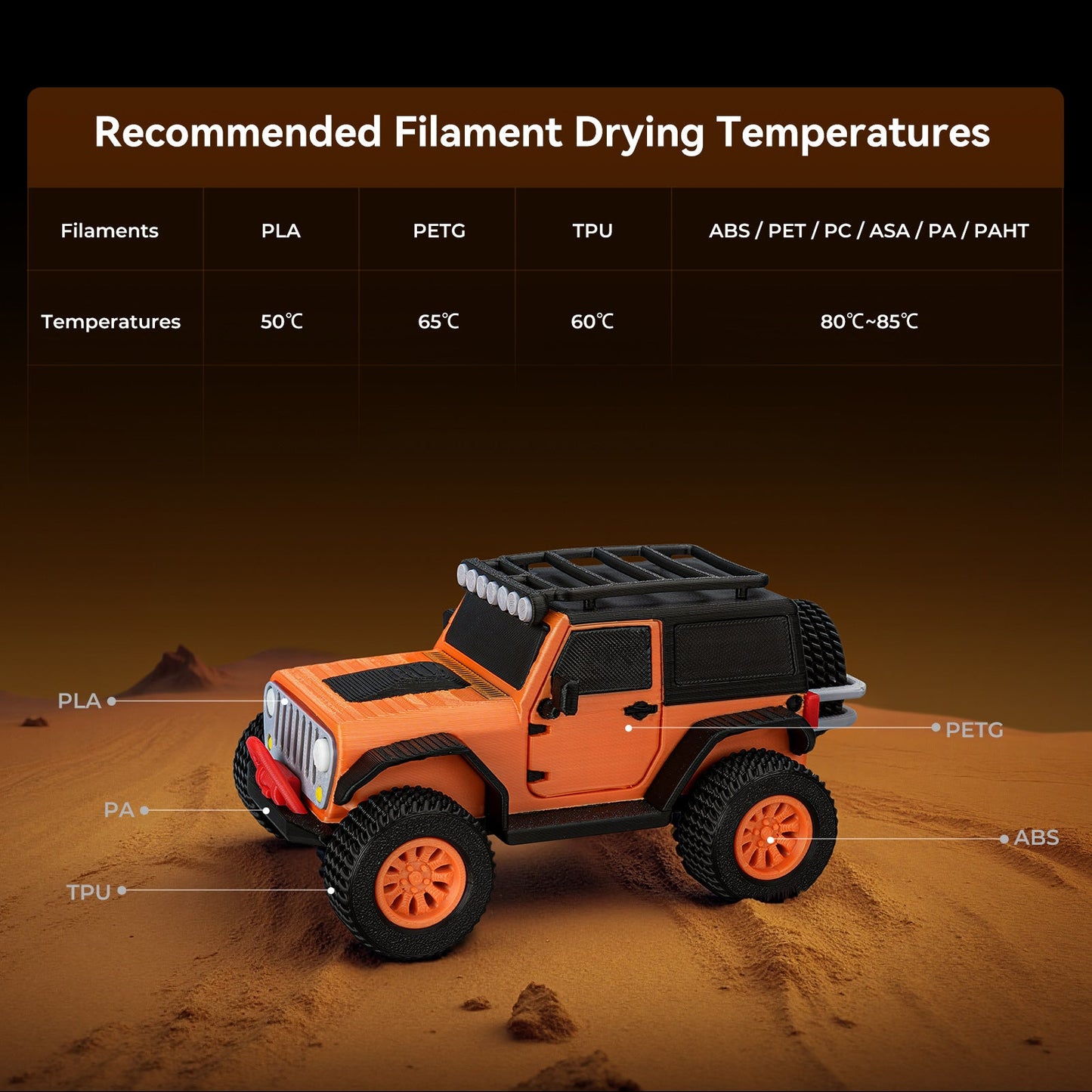 Creality SpacePi X4 Filament Dryer