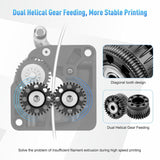 K2 Extruder Gear (2 Pcs) K2 plus Extruder  Upgrade Gears Kit All Metal Filament Drive Extruder Gear for K2 plus 3D Printer Accessories Parts