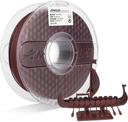 PLA Wood 1.75mm, 1KG/2.2LB