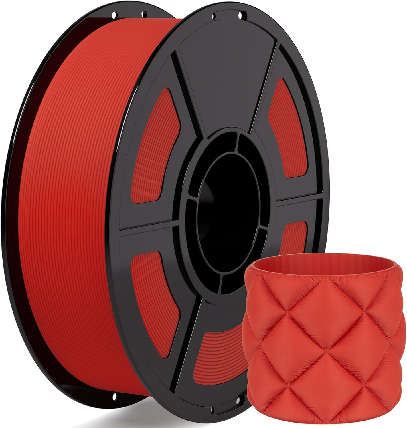 iSanmate Matte PLA Filament 1.75Mm Clown Red PLA 1Kg (2.2Lbs)