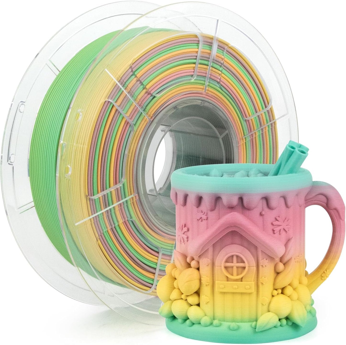 iSANMATE 3D Printer Filament - PLA+ 1.75Mm, High Speed, Dimensional Accuracy 0.02Mm, 1Kg Spool (2.2Lbs)