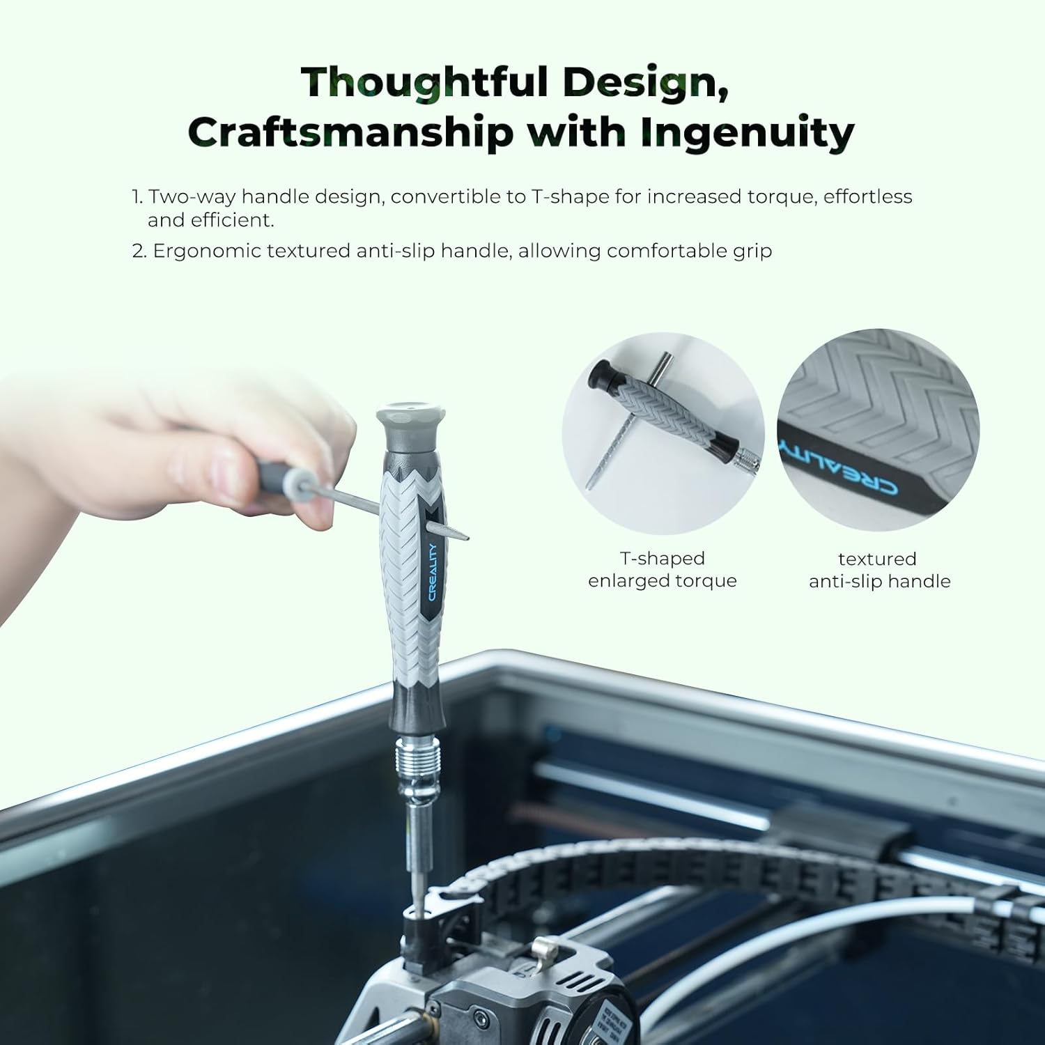 Creality 3D Printer Tool Kit, 74Pcs Assembly, Removal, Filament Cutting, etc...