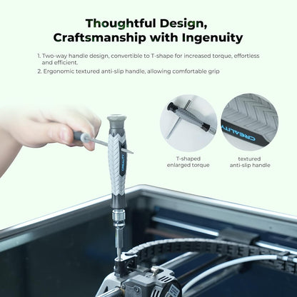 Creality 3D Printer Tool Kit, 74Pcs Assembly, Removal, Filament Cutting, etc...