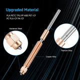 K2 Plus Ceramic Heating Block Hotend Kit, Quick-Swap Nozzle Kit,350°C High Temperature Resistance, All-Metal Hot End 