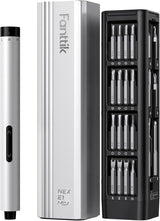 Fanttik E1 Max Mini Precision Screwdriver Set, 50 Magnetic Bits, Magnetic Storage, 5/32‘’Hex, Repair Tool Kit for Electronics, 3D Printer,  Phone, Camera, Laptop, Watch, (Grey)