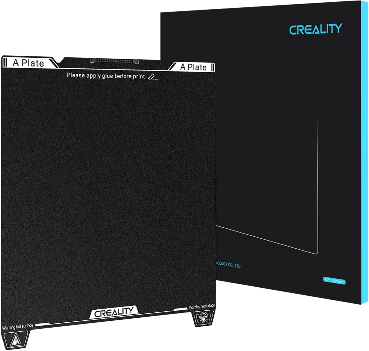 Creality K2 Plus Build Plate, 370X370mm Epoxy Resin Low Heat Surface 