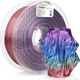 PLA Silk Rainbow 1.75mm, 1KG/2.2LB