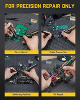 Fanttik T1 Max Soldering Iron Kit 7 Seconds Fast Heating(390°F-840℉), Auto Sleep, 4 Precision Soldering Tips, 360° Swivel Stand, Soldering Iron for Precision Repair