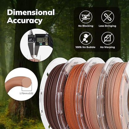 PLA Wood Variety Pack (4x200g)