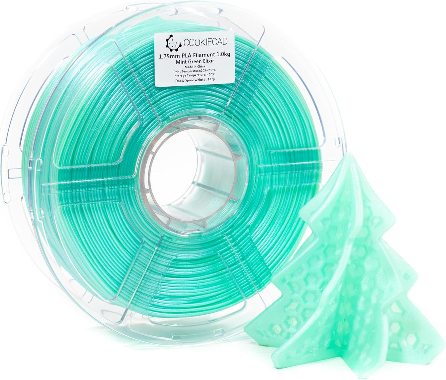Cookie Cad Elixir PLA Filament 1.75Mm 1Kg Iridescent  3D Printer Filament