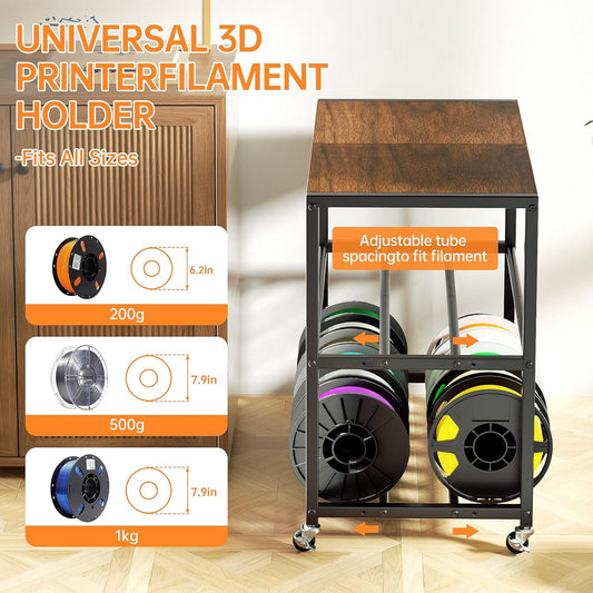  Filament Storage Rack- with Wheels