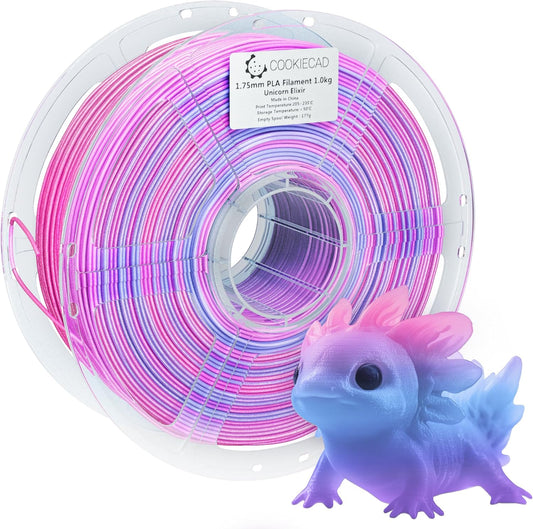 Cookie Cad Elixir PLA Filament 1.75Mm 1Kg Iridescent  3D Printer Filament