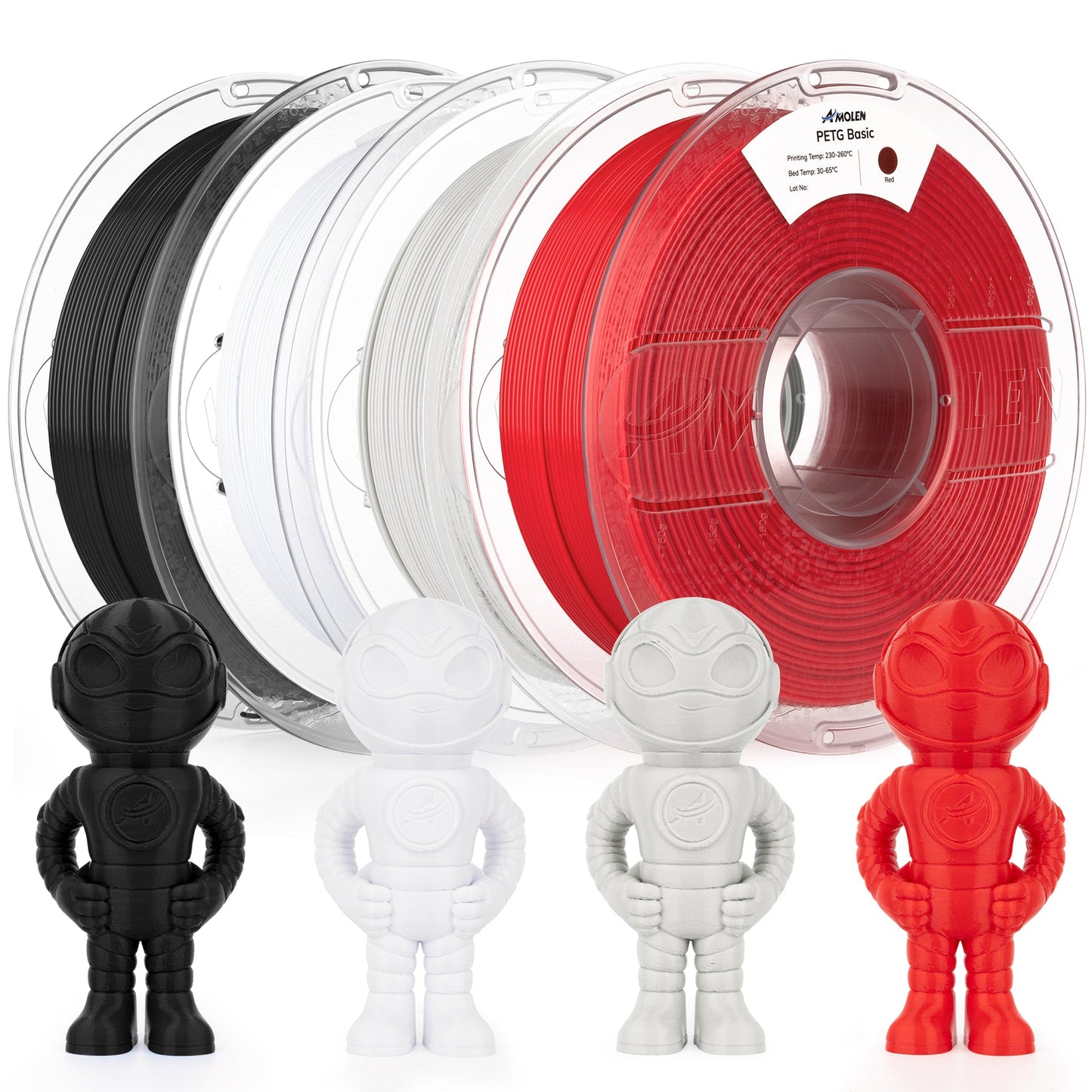 PETG Basic Variety Pack,4KG