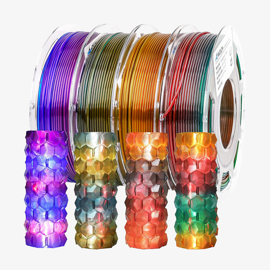PLA Crystal-Transparent Gradient Variety Pack (4x200g)