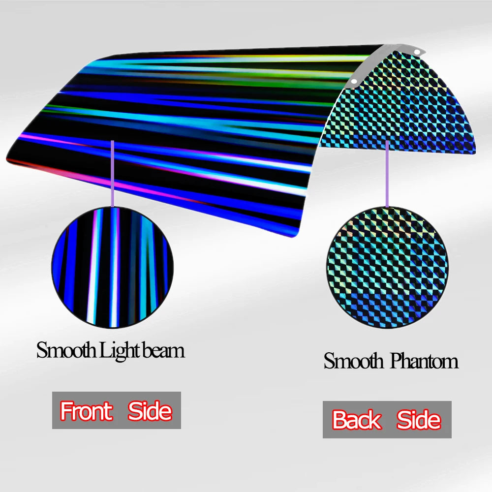 Holographic PEI Sheet 235X235 mm Double Sided  Spring Steel Sheet for Neptune 4, CR20, Ender 3, Adventurer 5m, & More!