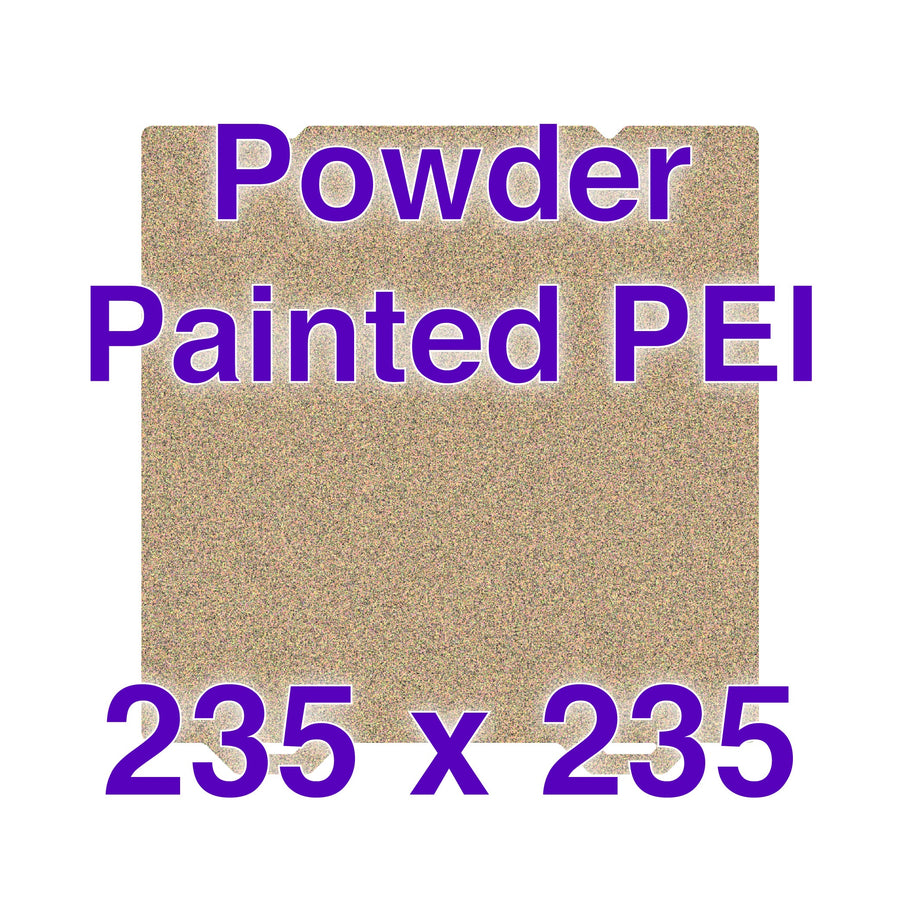 Flexi Plate with Textured ULTEM PEI - 235 x 235 w/ Alignment Notches