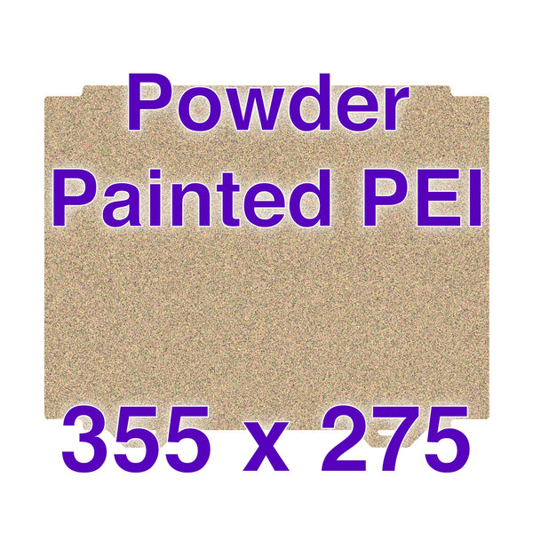 Flexi Plate with Textured ULTEM PEI - 355 x 275 w/ Cut Out Corners
