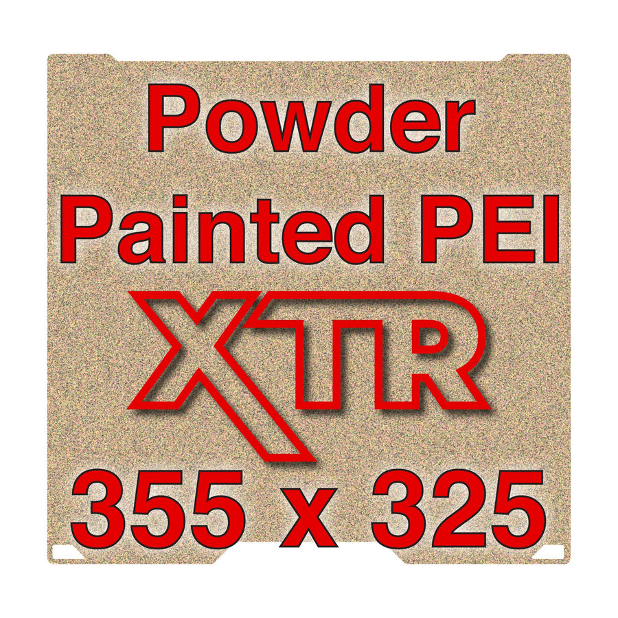 XTR Flexi Plate with Textured ULTEM PEI - Bambu Lab H2D & H2S - 355 x 325