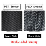 Holographic PEI Sheet 235X235 mm Double Sided  Spring Steel Sheet for Neptune 4, CR20, Ender 3, Adventurer 5m, & More!