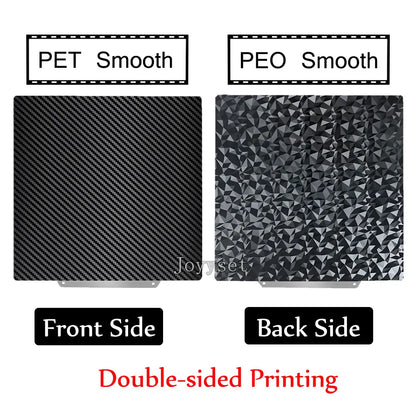 Holographic PEI Sheet 235X235 mm Double Sided  Spring Steel Sheet for Neptune 4, CR20, Ender 3, Adventurer 5m, & More!