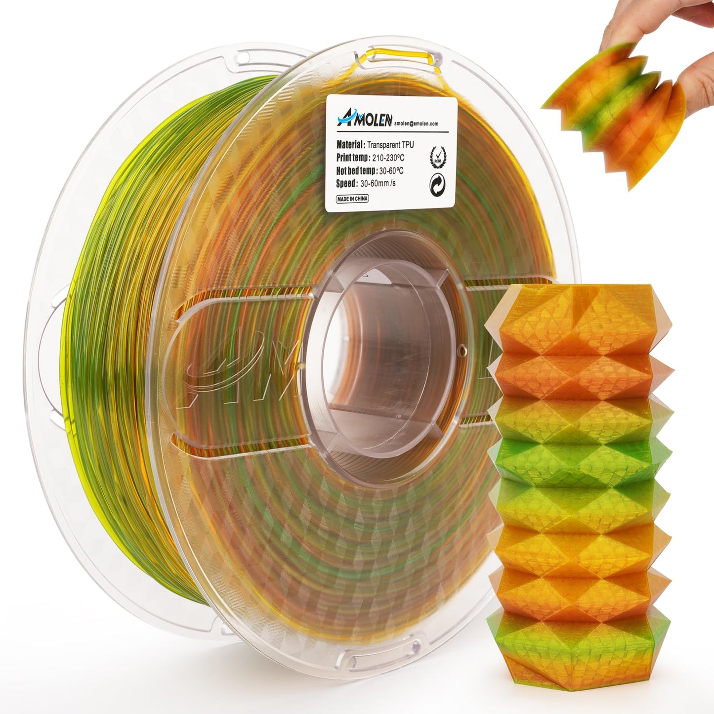 TPU Rainbow 1.75mm, 1KG